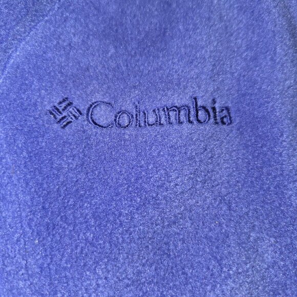 Columbia Toddler Fleece Jacket Boys 3T Blue Zip-Up 3904 - Picture 6 of 7